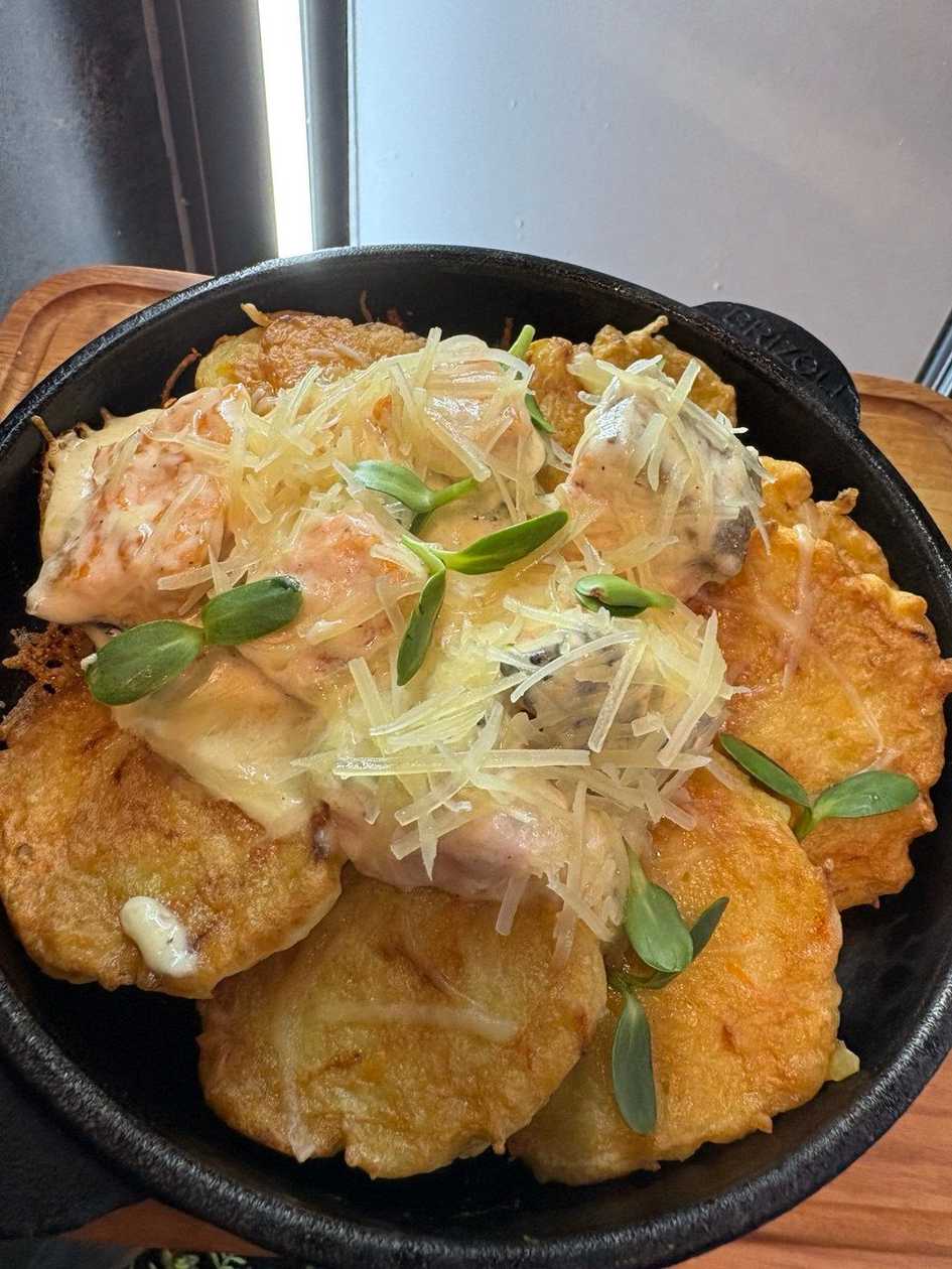 Терта картопля з лососем