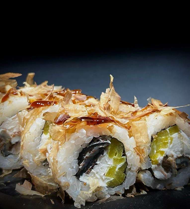 Norwegian roll with eel