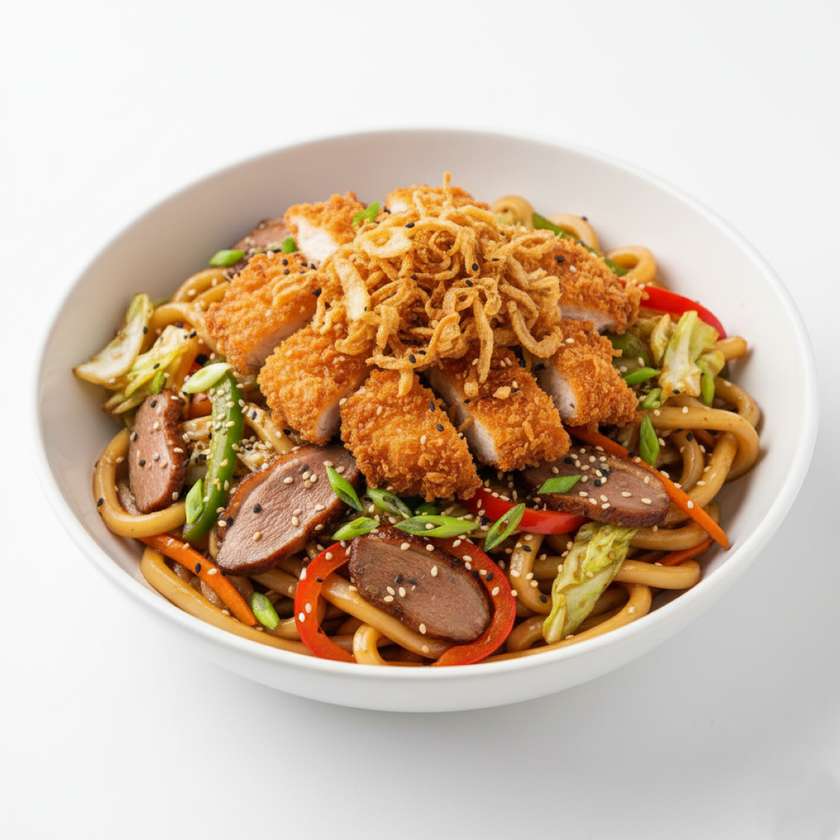 Udon Panko kuřecí / Pečená kachna