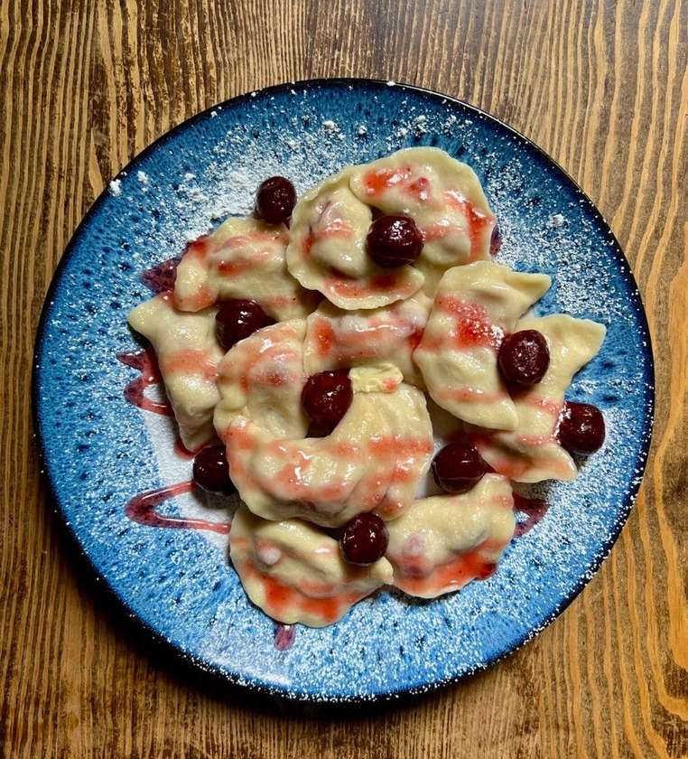 VARENIKI WITH CHERRIES