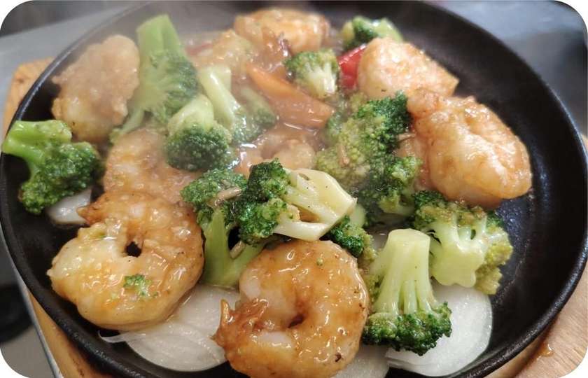 Creveți pe Plită Încinsă