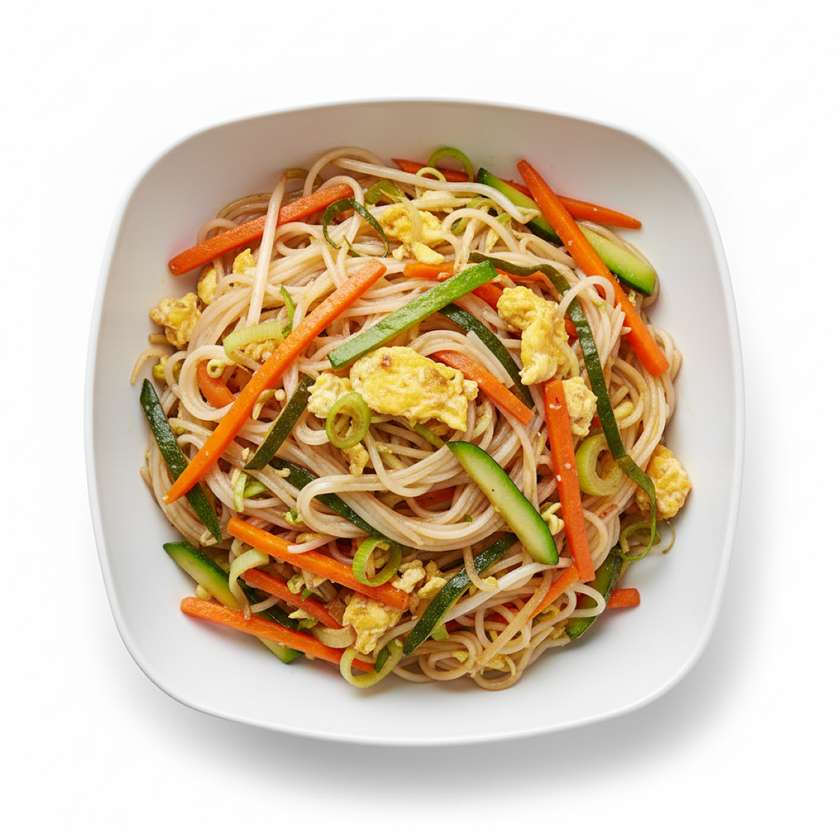 Retained rice noodles