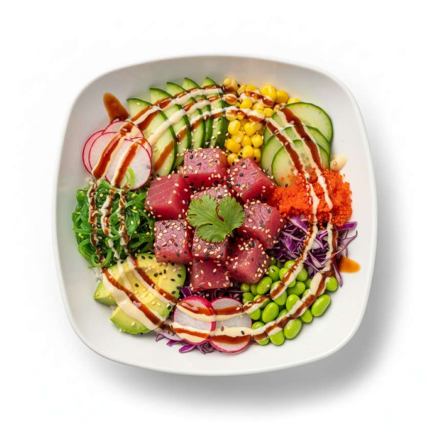 Maguro poke bowl