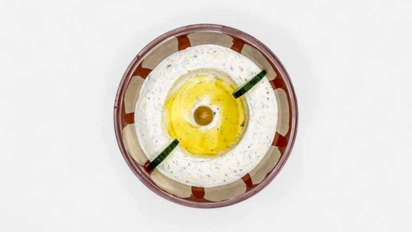 Labneh with Garlic and Mint