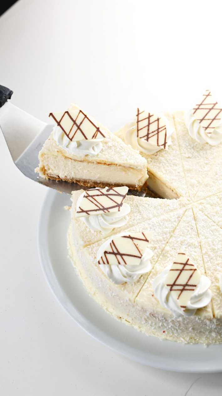 Raffaello Baked Cheesecake