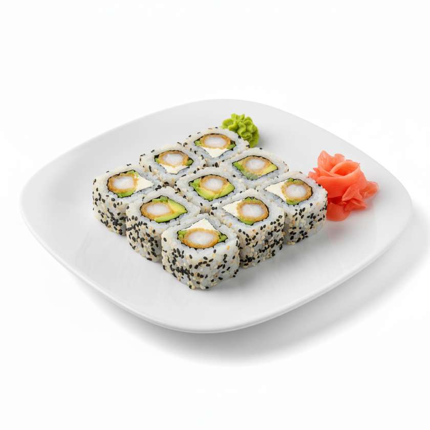 Uramaki ebi tempura