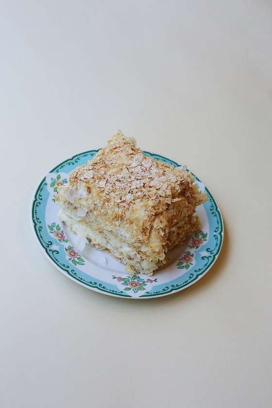 Homemade Napoleon cake