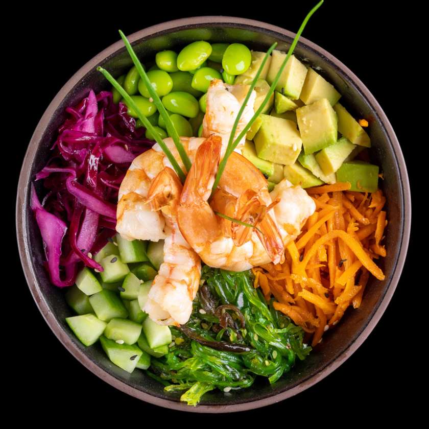 Μπολ Πόκε με Γαρίδες