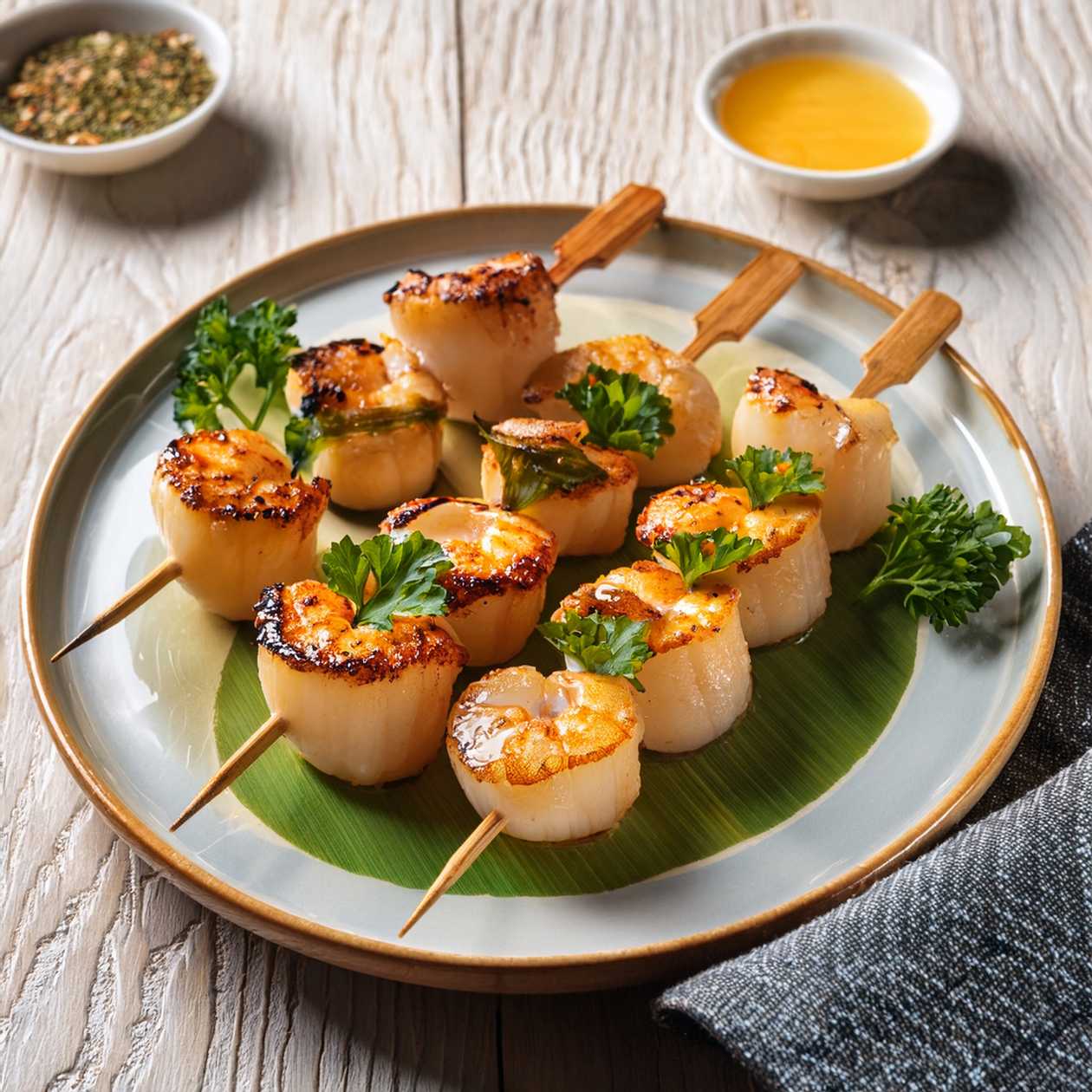 10. Scallop Skewer
