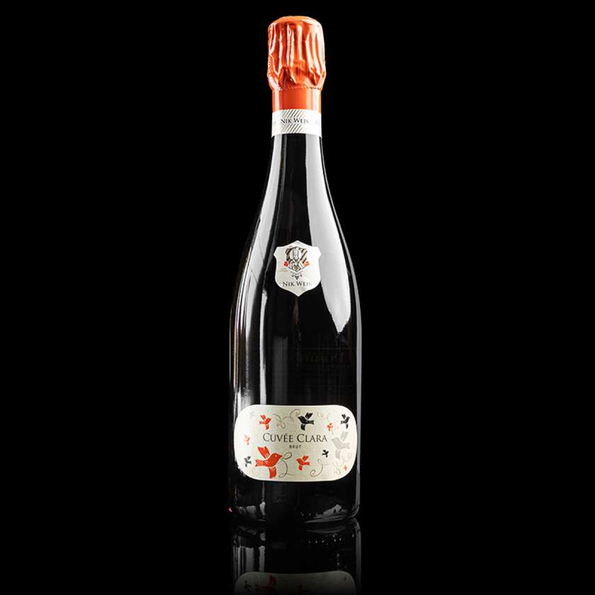 Nik Weis Cuvee Clara Brut Sekt Ημíξηρος Αφρώδης Οίνος 12% 750 ml