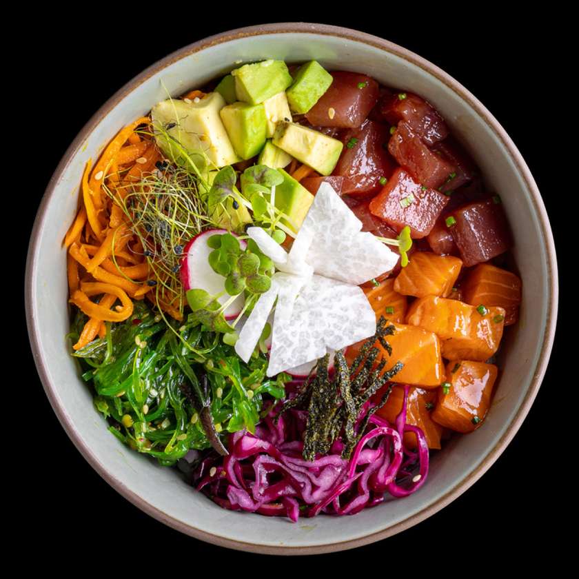 Μπολ Πόκε με Τόνο & Σάκε