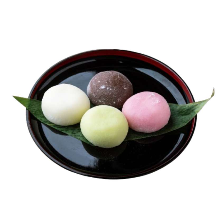 58. Mochi with Whipped Cream