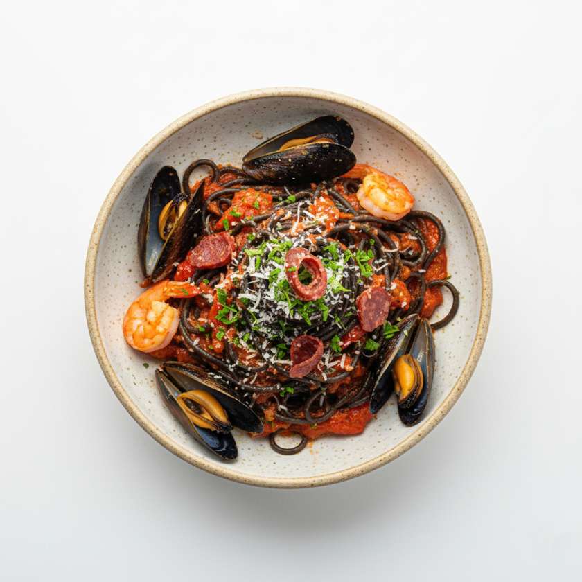 Spaghetti Nero-Rosso