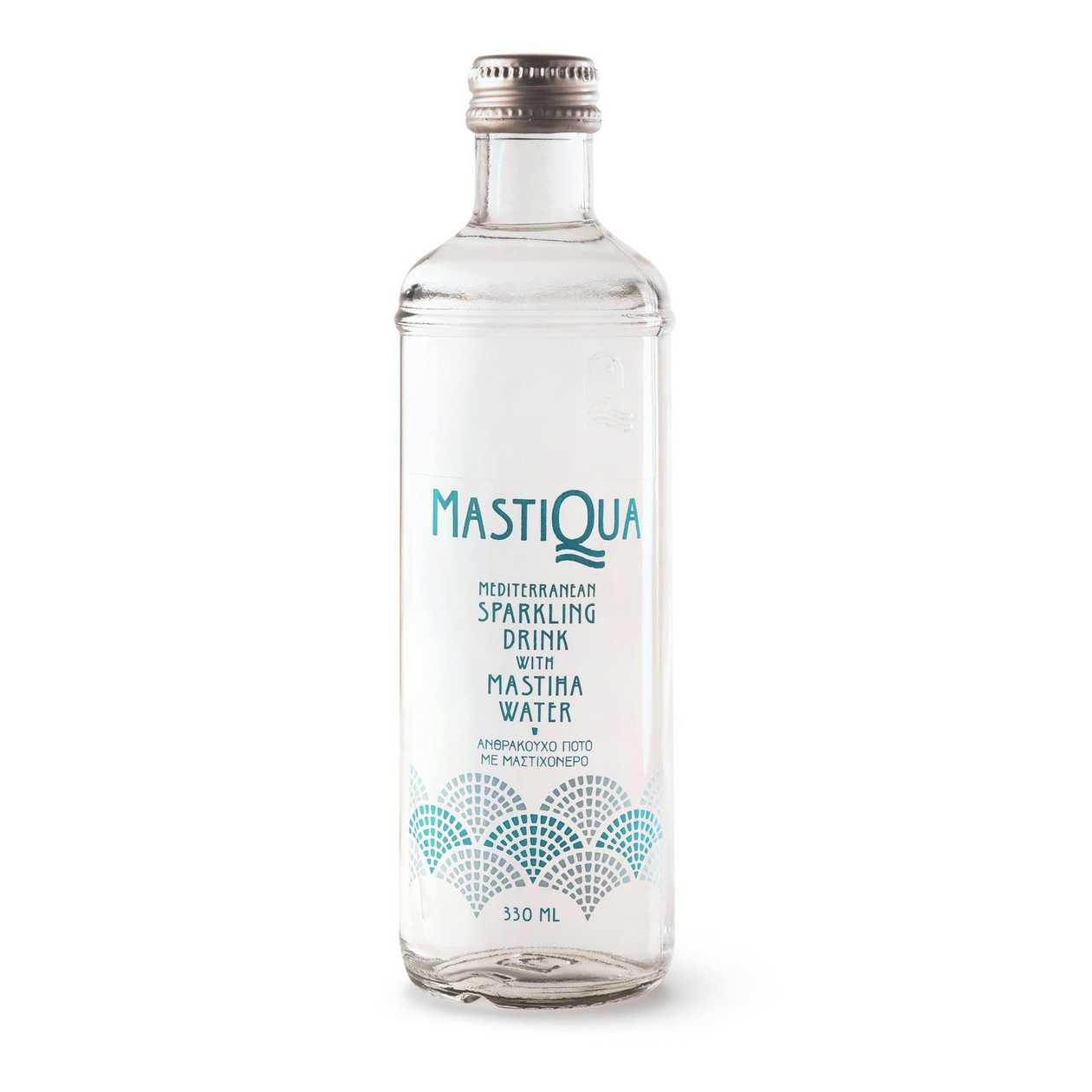 Mastiqua Mineral Water 330ml glass bottle
