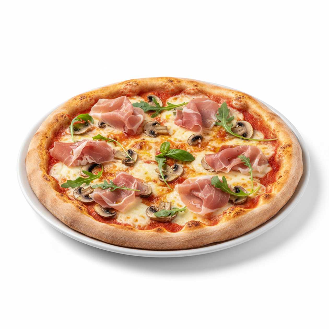 Pizza Prosciutto Funghi