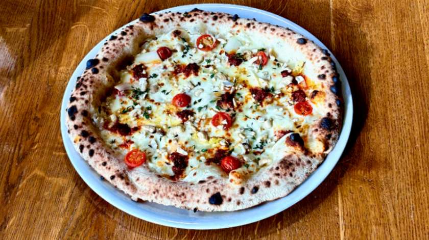 Nduja with mascarpone and sweet-chilli honey