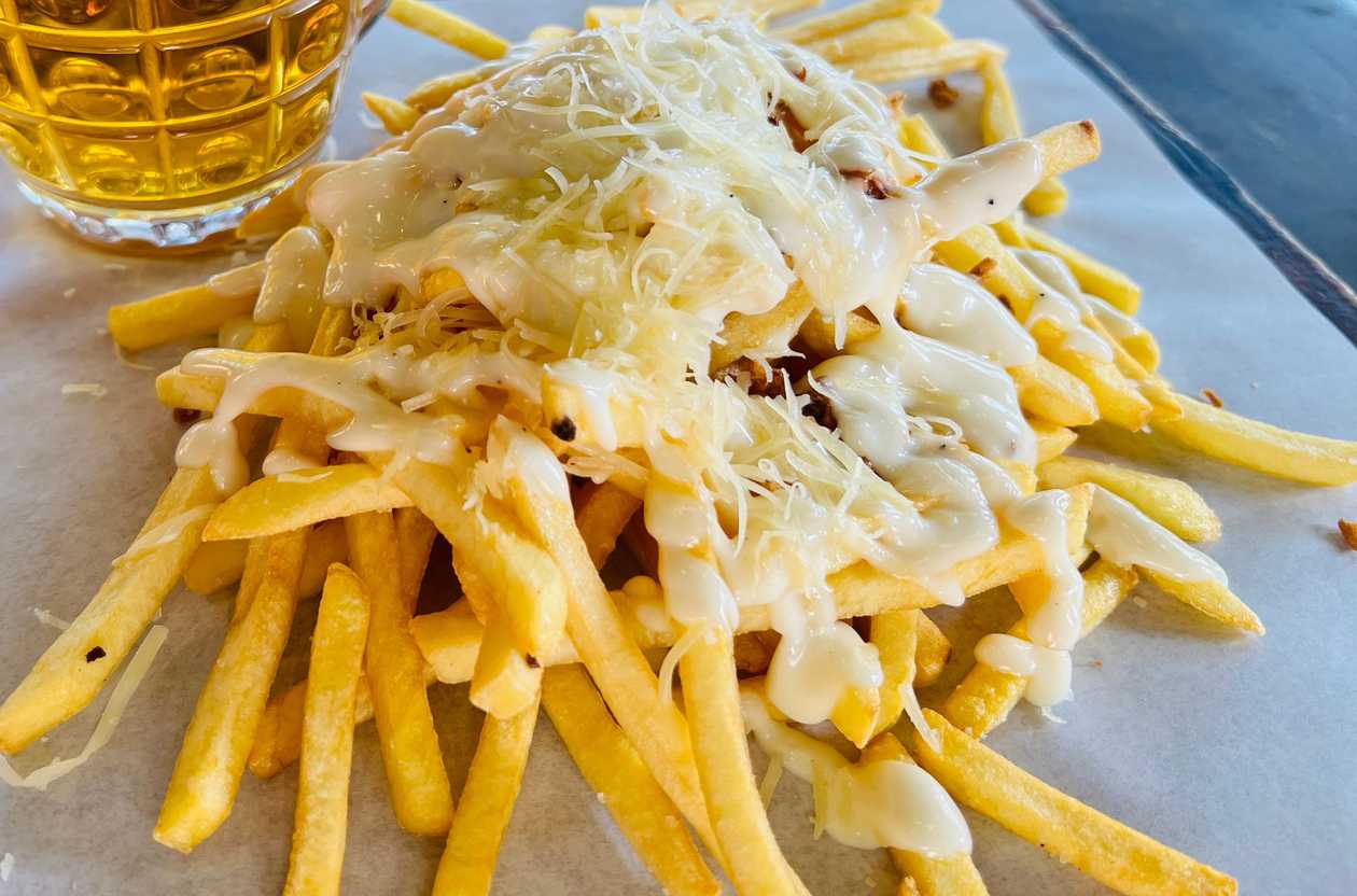 Potatoes with Beer Toppings