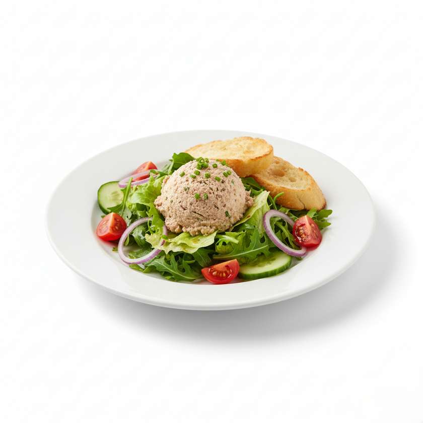 Salada de Patê de Atum (Para 1 pessoa)