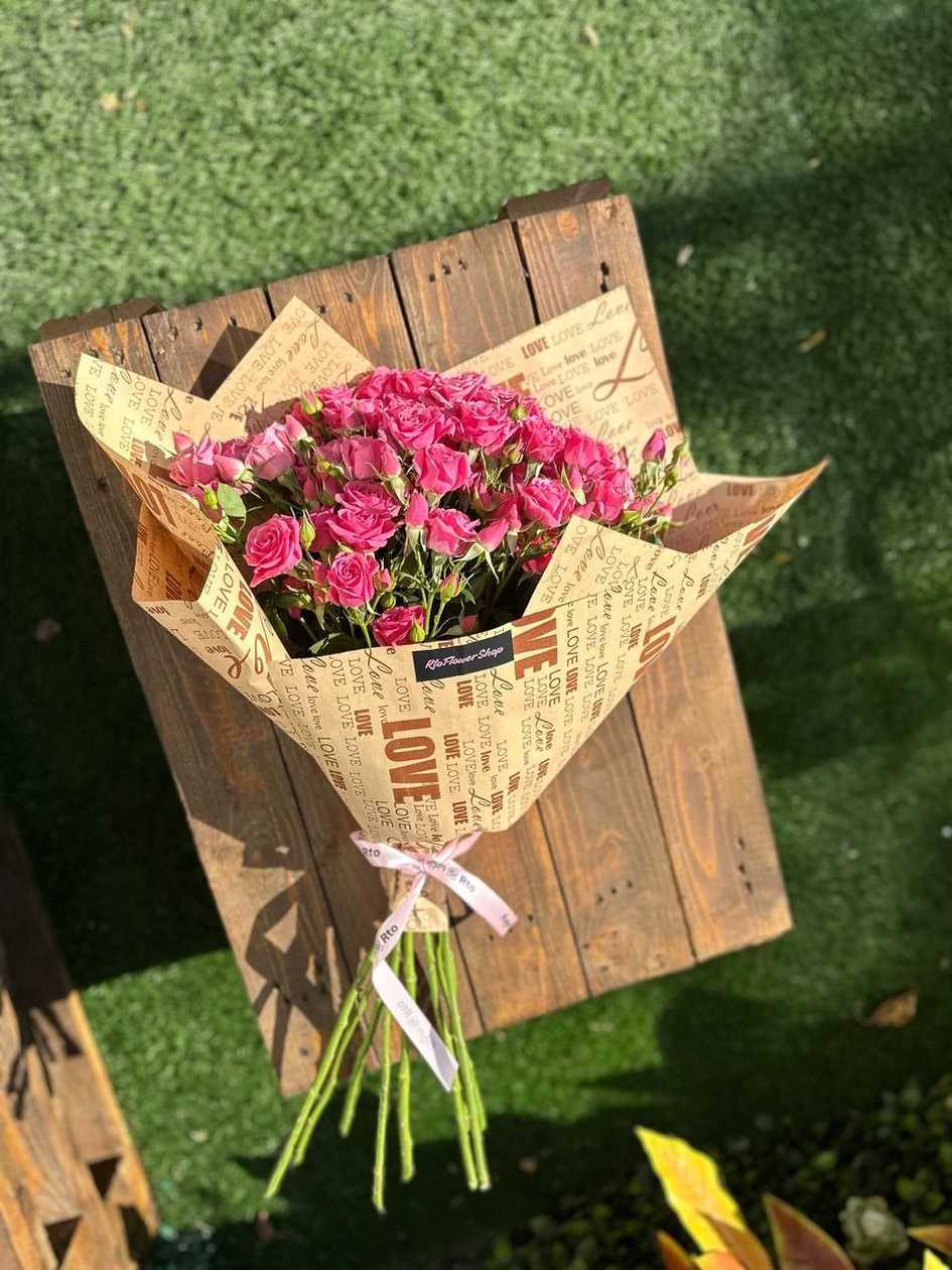 Pink Rose Bouquet