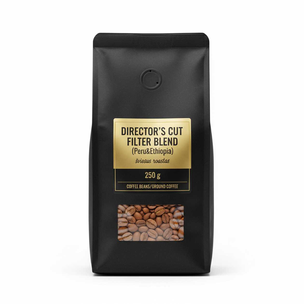 DIRECTOR’S CUT FILTER BLEND (Peru&Ethiopia) light roast 250 g.