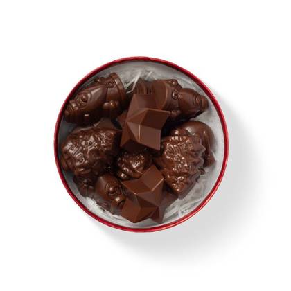 Bola de Natal de Chocolate Negro - Grande