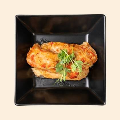 Sarmale with Mămăligă and Sour Cream