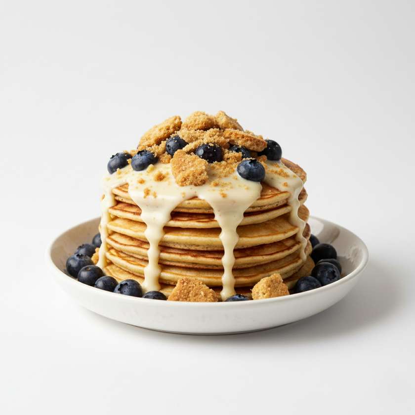 Blueberries ‘N’ Cream Pancake