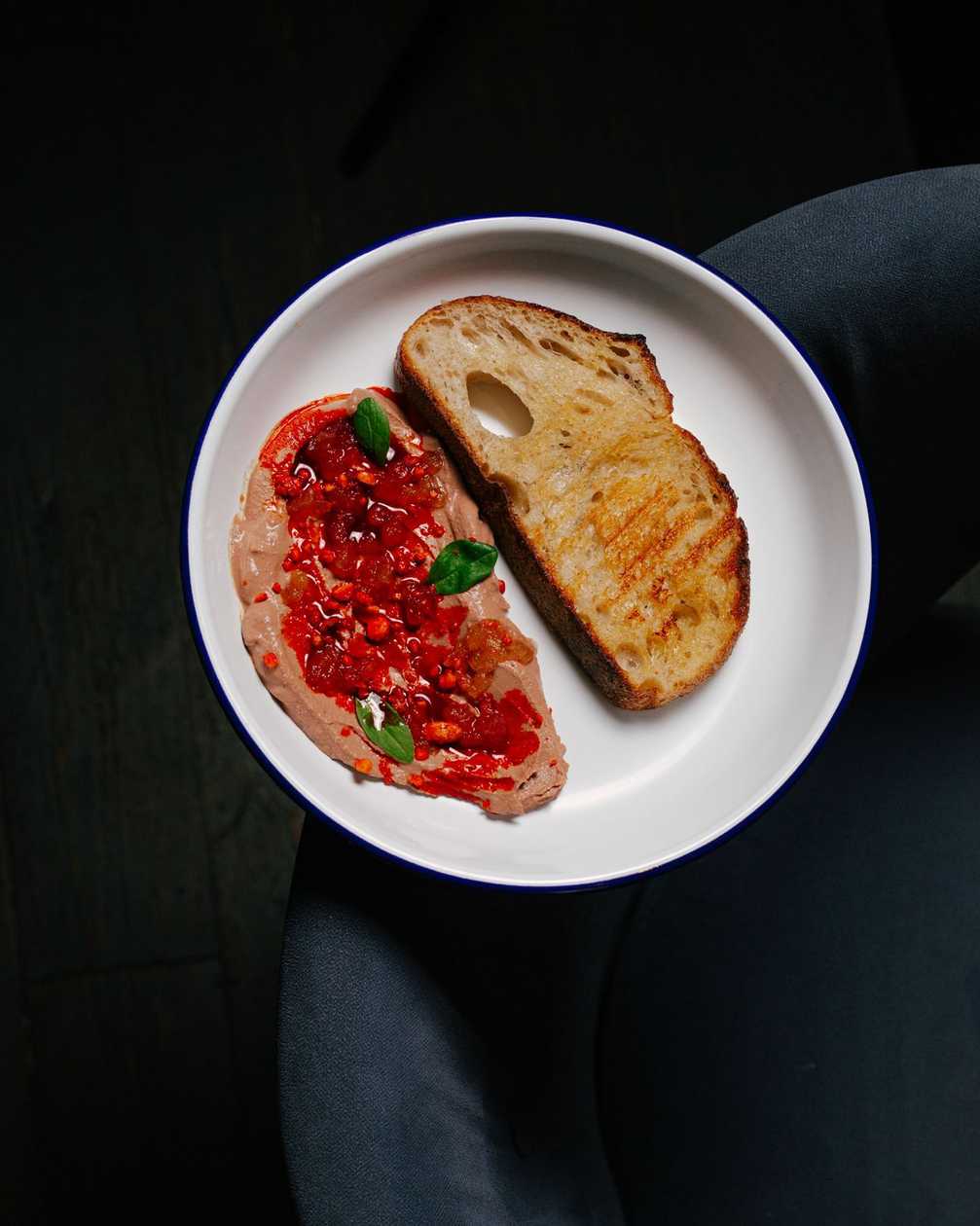 Chicken Liver Pâté with Apple Chutney