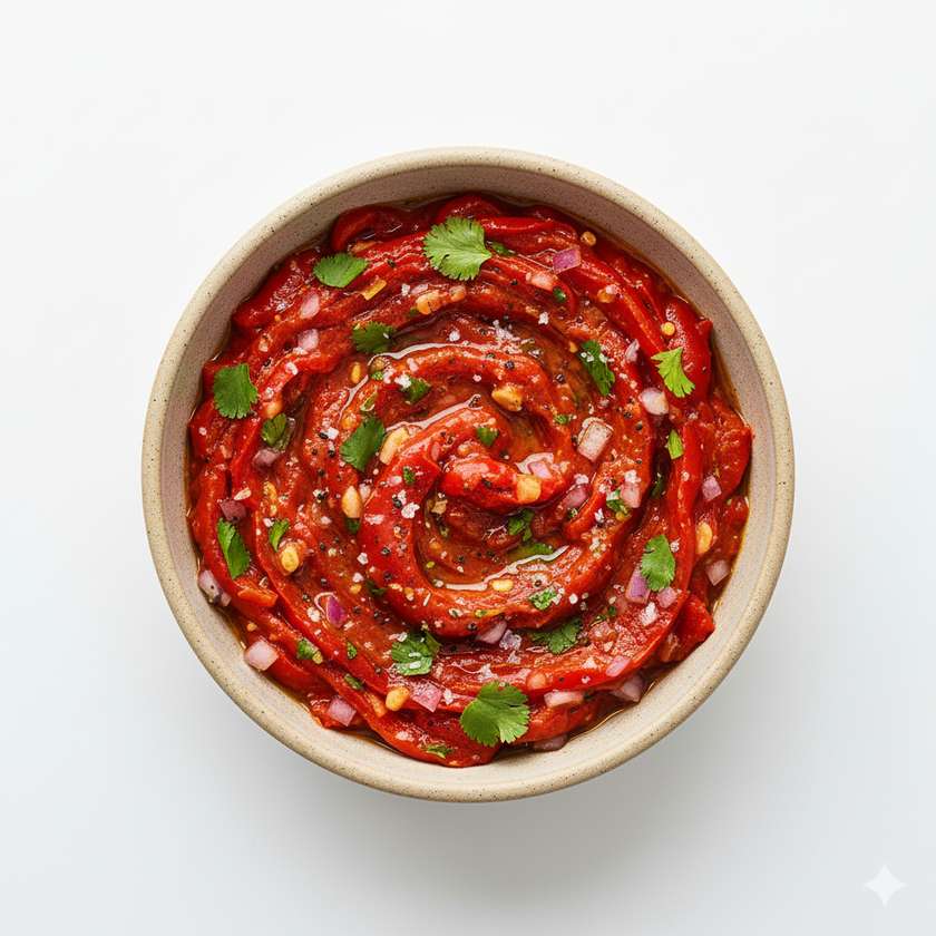 Grilled pepper salsa
