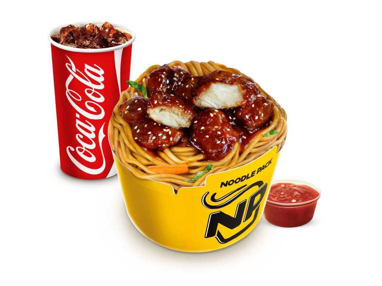 Noodle Pack Chicken Karaage in BBQ Sauce