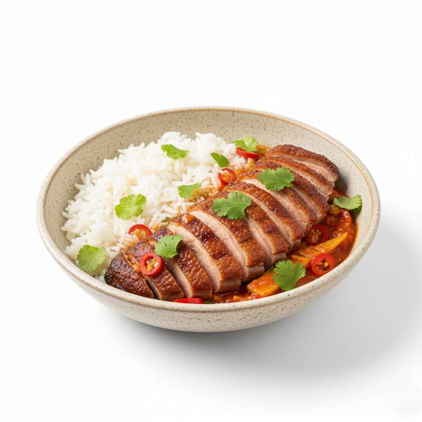 Thai duck with rice