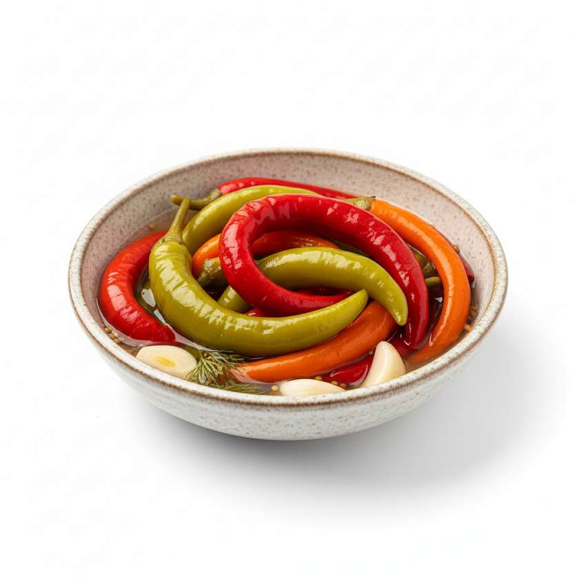 100g Pickled Ram's Horn Peppers