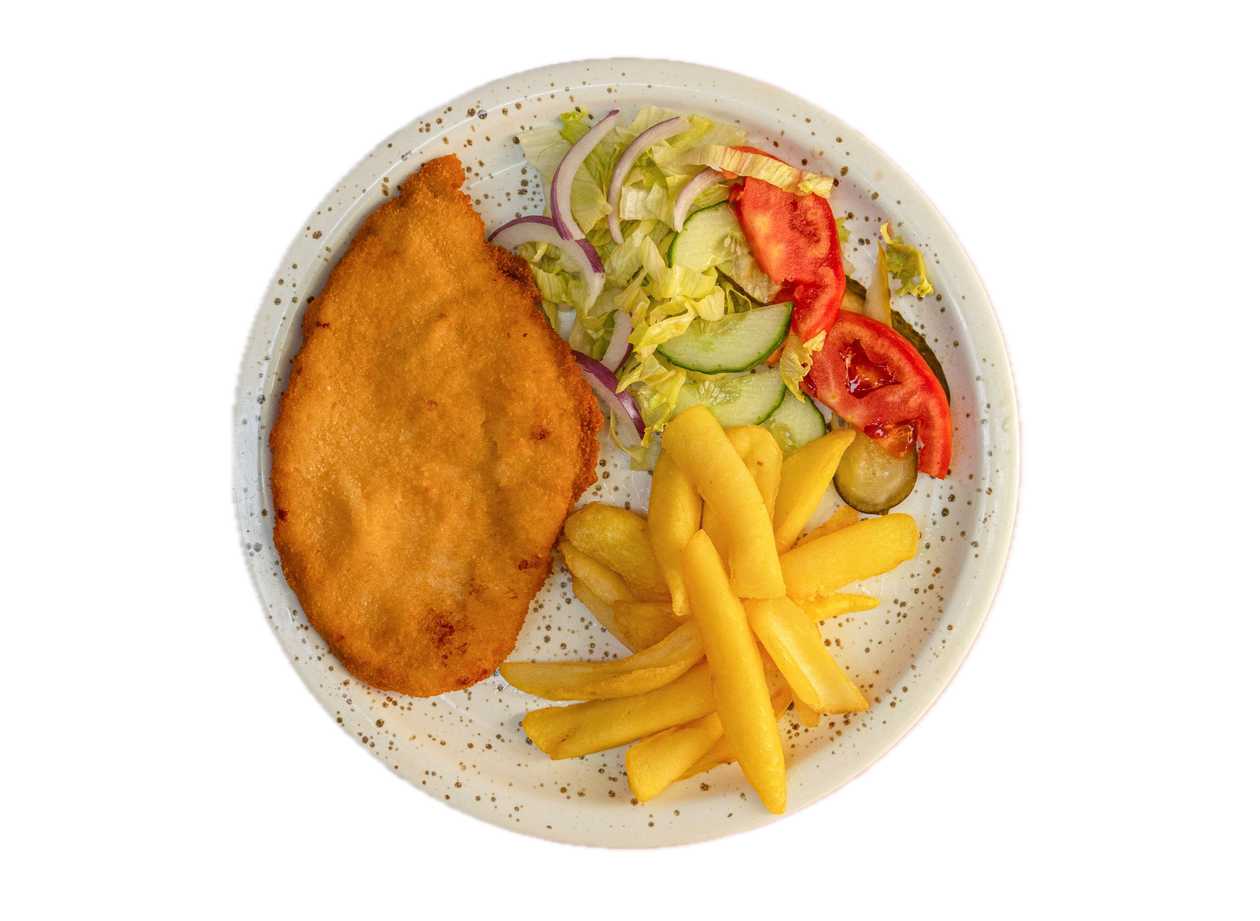 Chicken Breaded on Plate