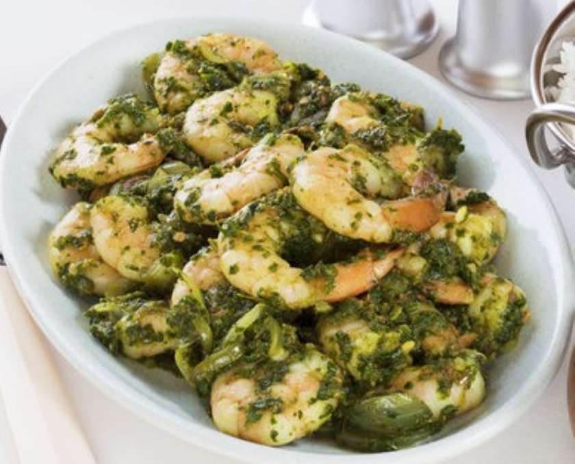 Prawn Saag