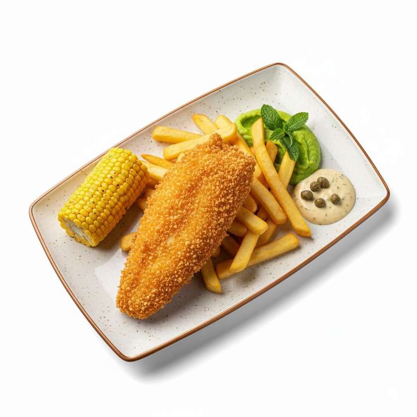 Fish and Chips (1,3,4,7,10) 200g