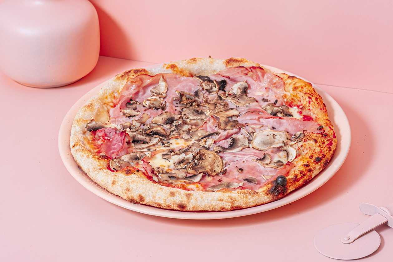 Pizza Prosciutto Cotto e funghi 450gr