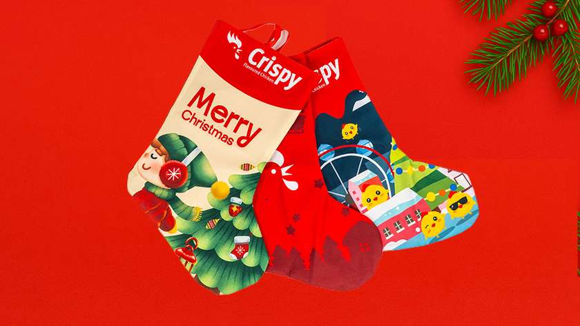 The Little Chick Squad x CFC Christmas Stockings