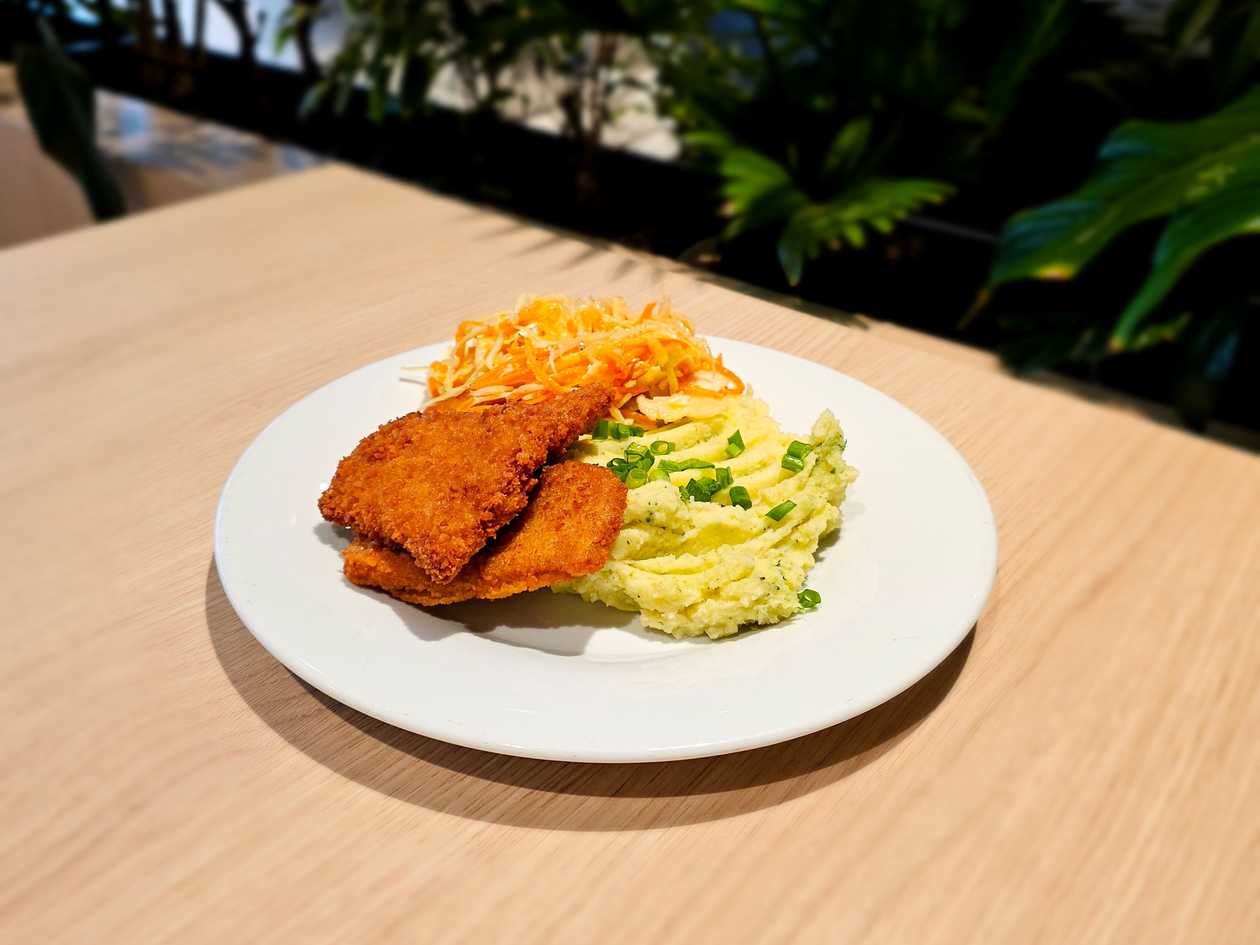 Cūkgaļas šnicele kraukšķīgā panējumā