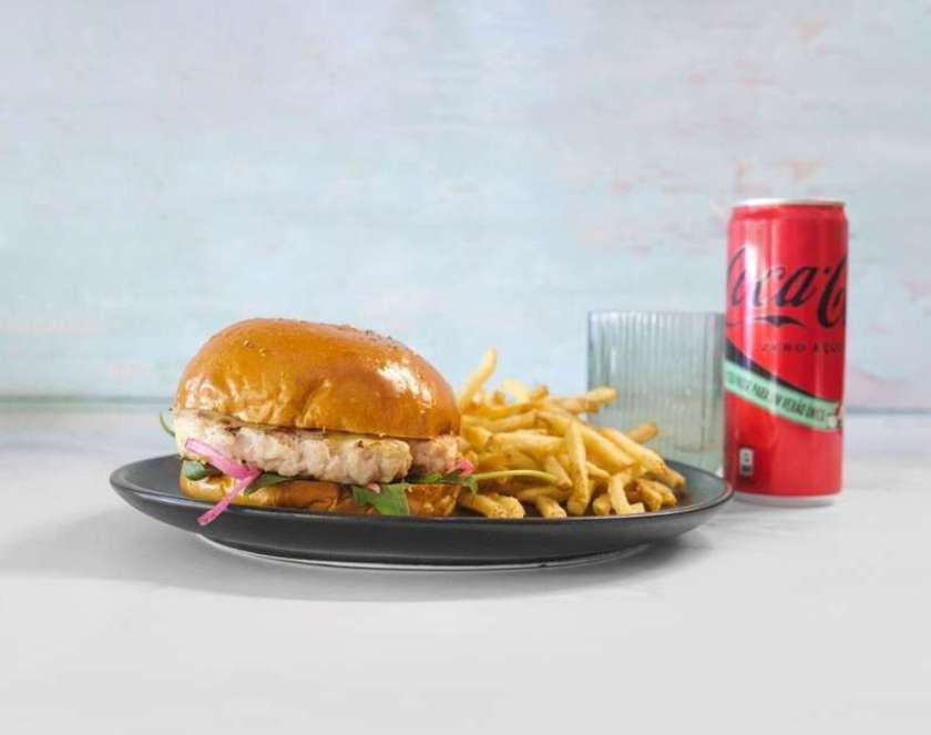Chicken Burger & Fries