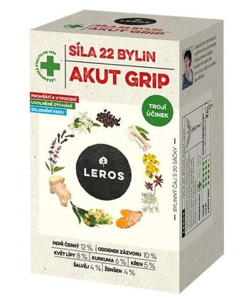 LEROS Power 22 Herbs Acute Flu 20 Sachets