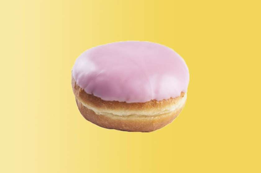 Maasika pontšik glasuuriga