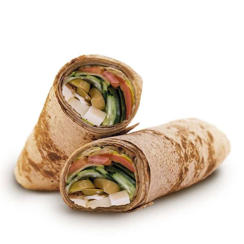 Wrap de Palmito + Sumo