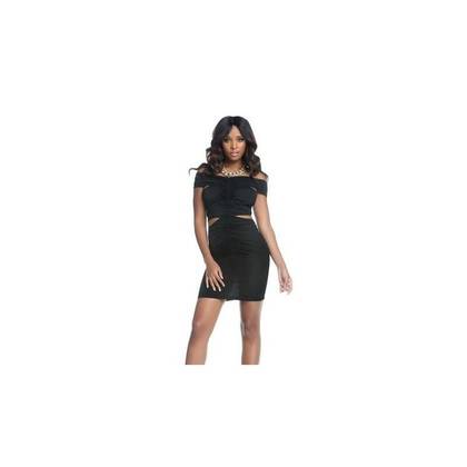 Forplay BLVD Collection Black Mini Dress 884567, Size L