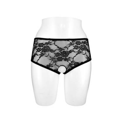 AMANDA Open Black Panties FAS7055, One Size