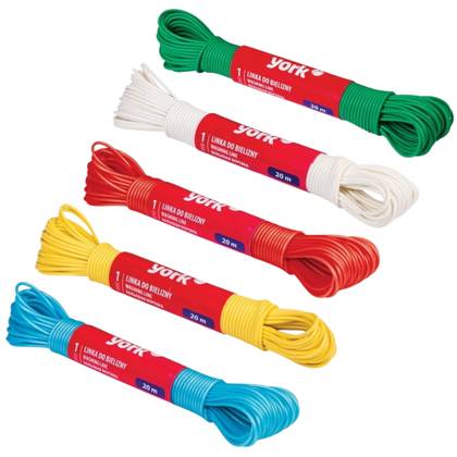 Σχοινί απλώματος ρούχων York για κρέμασμα και στέγνωμα ρούχων 20μ