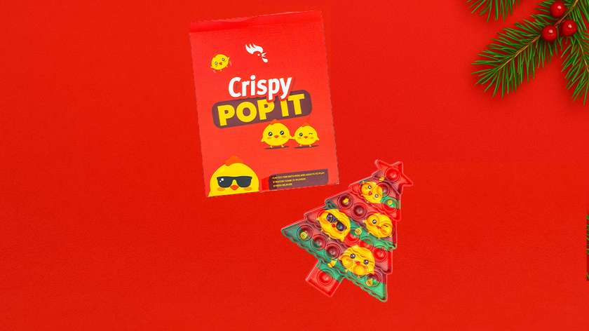 The Little Chick Squad Pop It - Christmas Edition