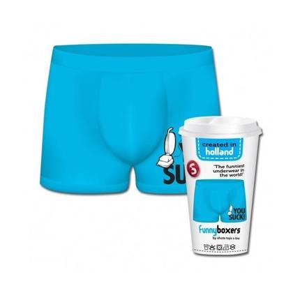Men's Funny Boxers YOU SUCK SLI041, One Size