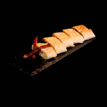 Lavash with Basturma and Cheese