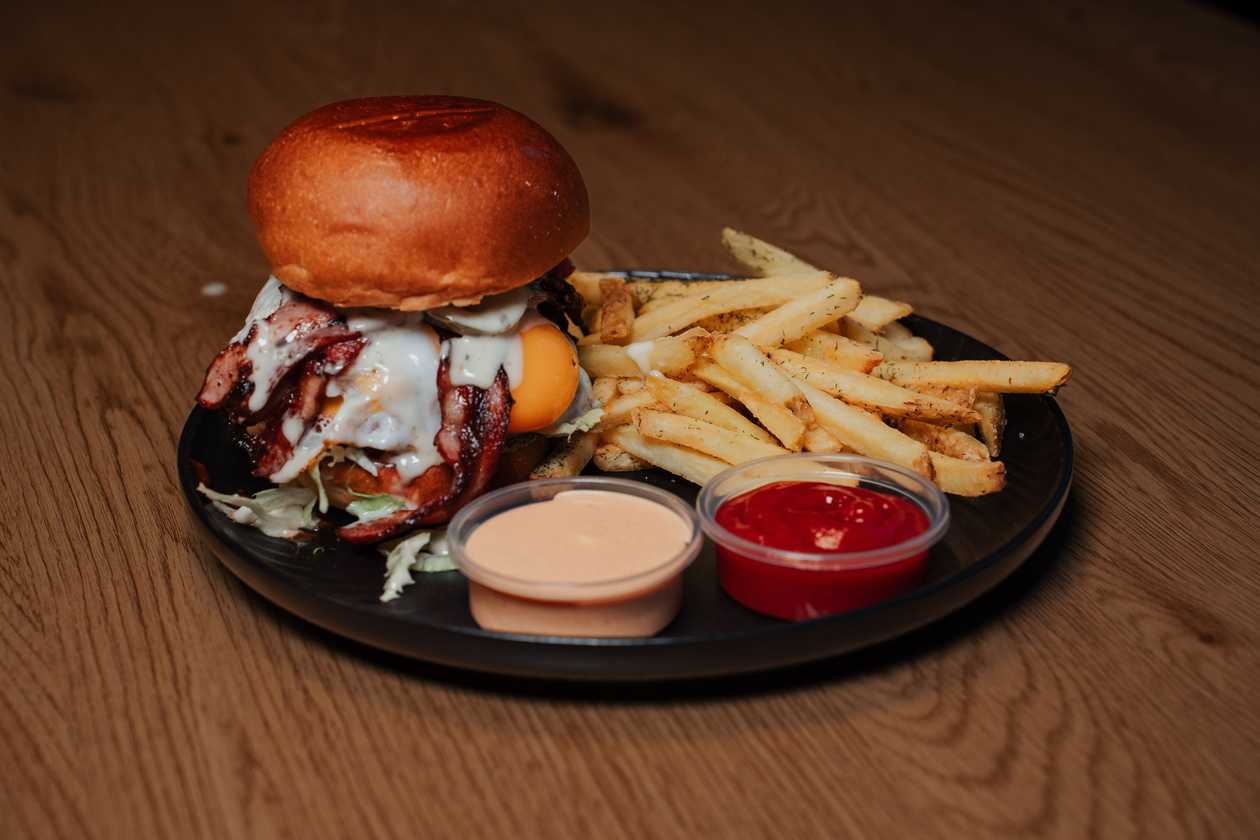 Burgera komplekts Bacon Blaze