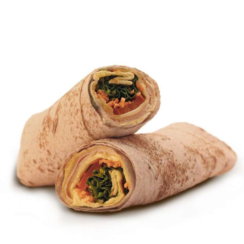 Wrap de Fiambre de Peru com Mozzarella + Sumo